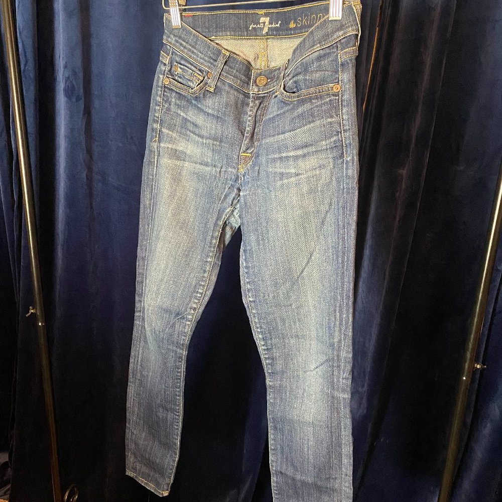 7 For All Mankind, blue jeans, size 27